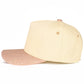 C.C Glitter Brim Two Tone Trucker Hat: Hot Pink