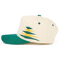 C.C Two Tone Diamond Pattern on Two Tone Trucker Hat: Black/Red