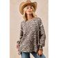LEOPARD PRINT OVERSIZED SWEATSHIRT: LEOPARD