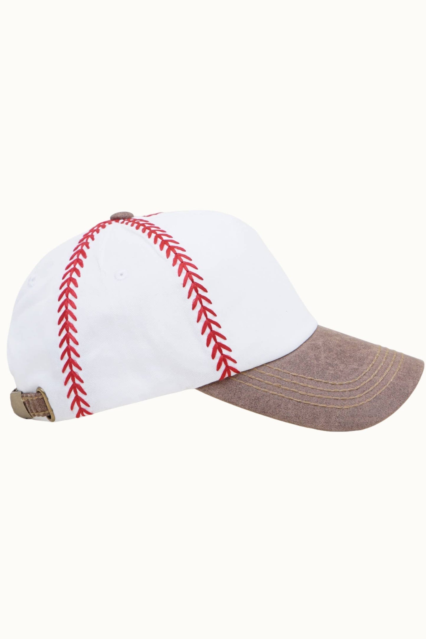 Baseball Stitched Themed Cap, Adjustable - DISCOUNTED Blanks