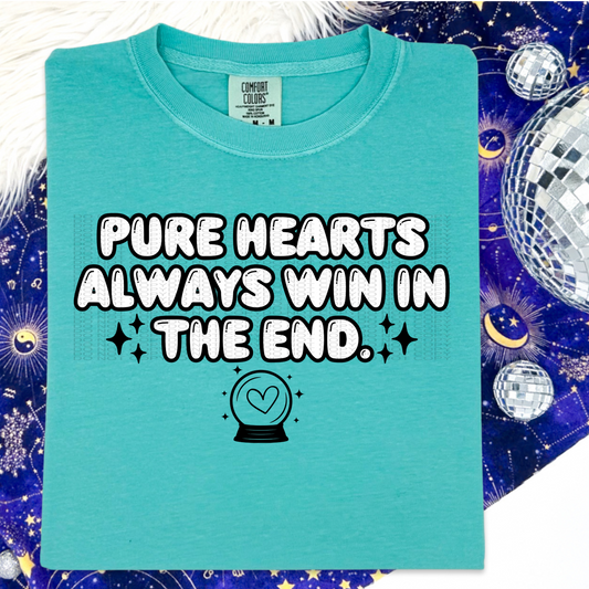 Pure Hearts Always Win Comfort Colors Tee