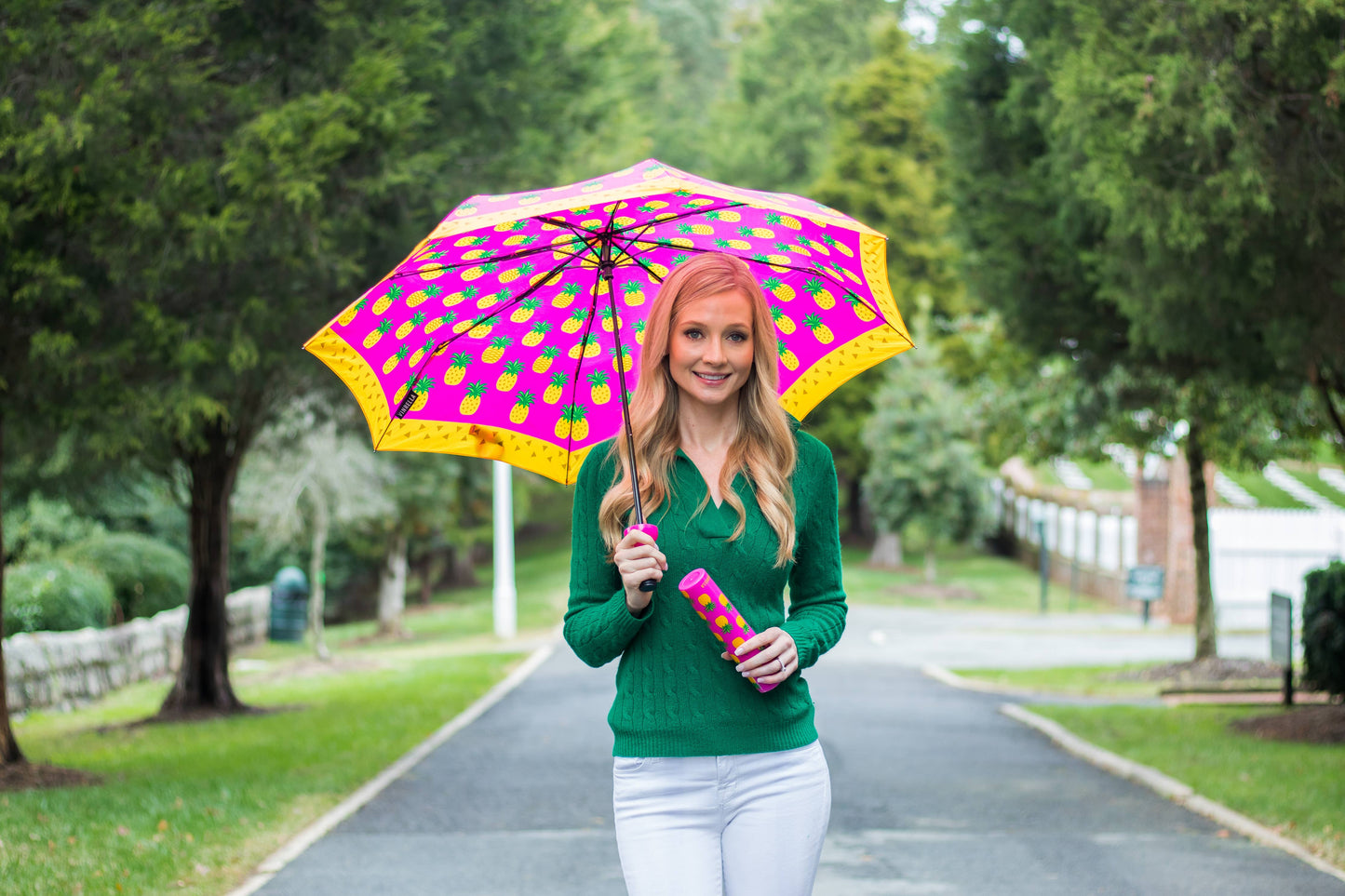 Pineapple Punch Bottle Umbrella