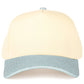 C.C Glitter Brim Two Tone Trucker Hat: Black