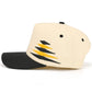 C.C Two Tone Diamond Pattern on Two Tone Trucker Hat: Red/Black