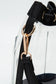 Clear Crossbody Stadium Bucket Bag: Gray
