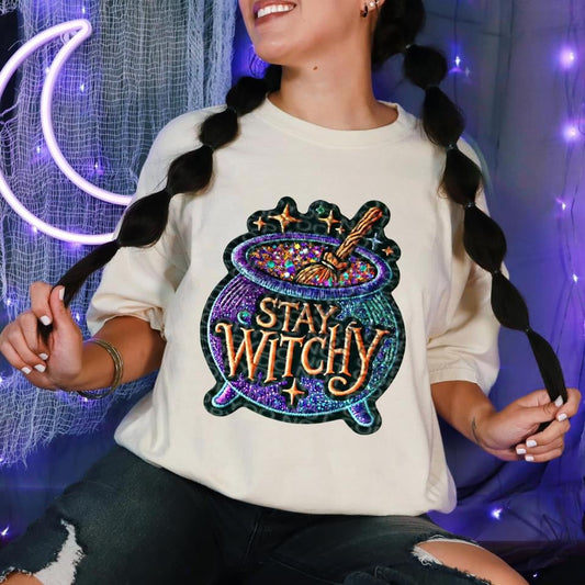 Stay Witchy Comfort Colors Tee