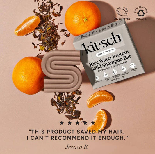 Rice Water Shampoo & Conditioner Bar Combo for Hair Growth