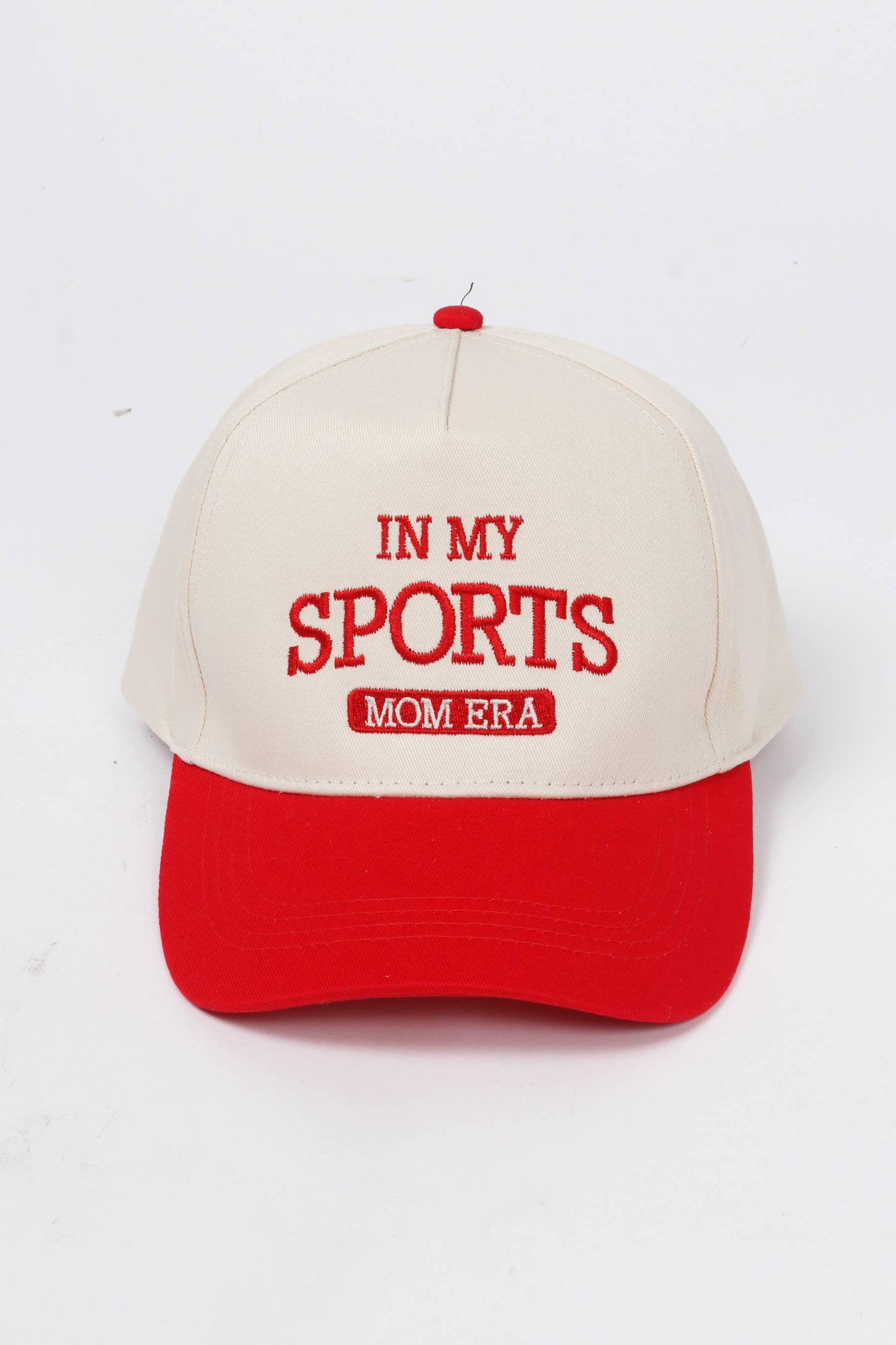 IN MY SPORTS MOM ERA Embroidery Baseball Cap: Black
