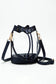 Clear Crossbody Stadium Bucket Bag: Royal Blue