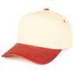 C.C Glitter Brim Two Tone Trucker Hat: Black