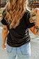 LDC Sequin Pumpkin Face Halloween T Shirt: Black / L