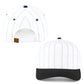 C.C Pinstripe Pain Two Tone Trucker Hat Baseball Cap: Black