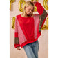 GAMEDAY THEME STRIPE MIX AND MATCH TOP: RED / L