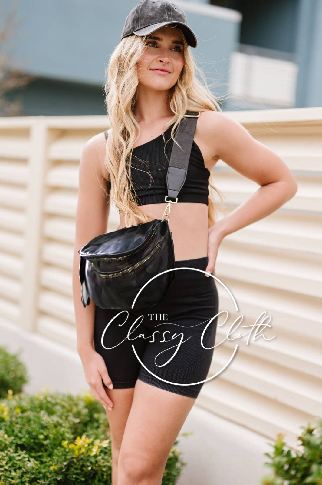 Farah Fanny Pack Shoulder Sling Bag - Black Camo RTS