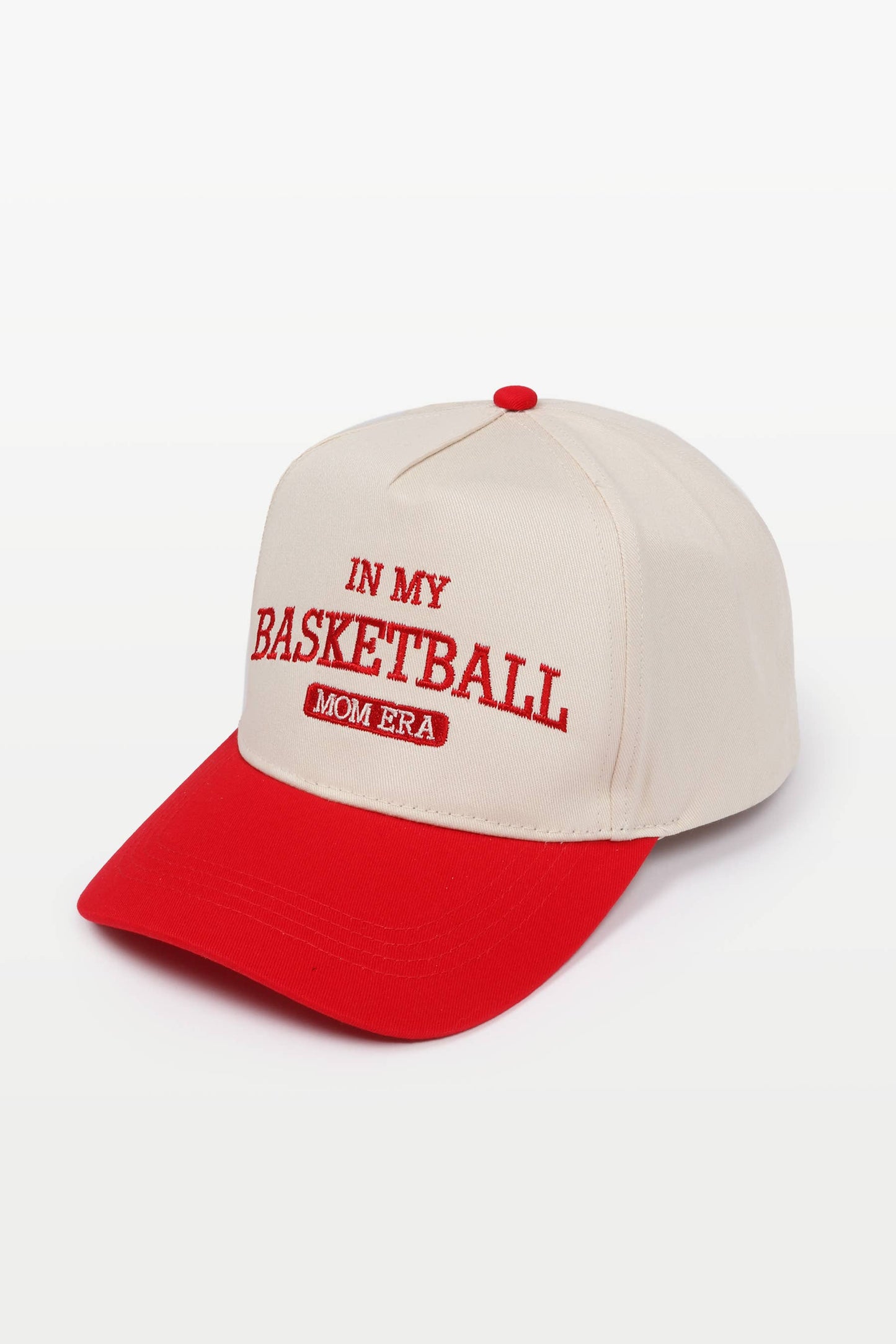 IN MY SPORTS MOM ERA Embroidery Baseball Cap: Black