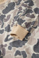 66 Fall 2026 Camo Color Block Trim Zip Bomber Jacket (S-XL): Multicolour / S