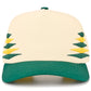 C.C Two Tone Diamond Pattern on Two Tone Trucker Hat: Black/Red