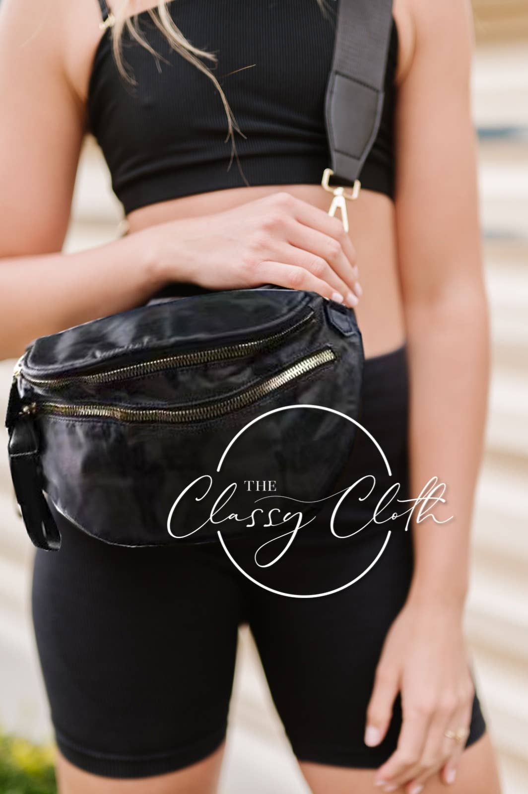 Farah Fanny Pack Shoulder Sling Bag - Black Camo RTS