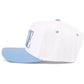 C.C LAKE Letter Embroidered Two Tone Trucker Hat: Mint/White