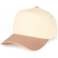 C.C Glitter Brim Two Tone Trucker Hat: Black