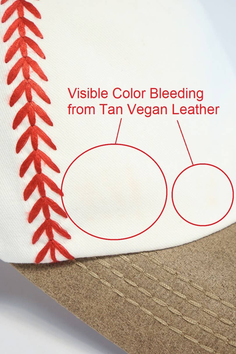Baseball Stitched Themed Cap, Adjustable - DISCOUNTED Blanks