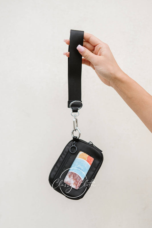Willow Wristlet Wallet - Black RTS