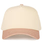 C.C Glitter Brim Two Tone Trucker Hat: Black