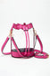 Clear Crossbody Stadium Bucket Bag: Red