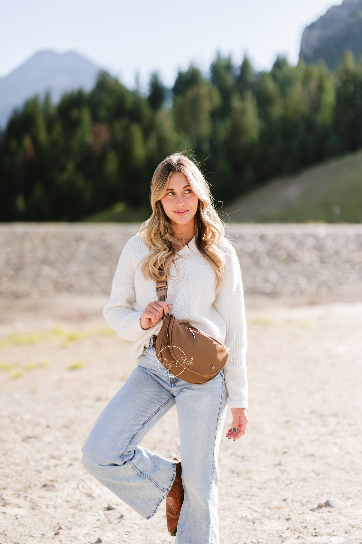 Margot Moon Belt Bag - Mocha RTS