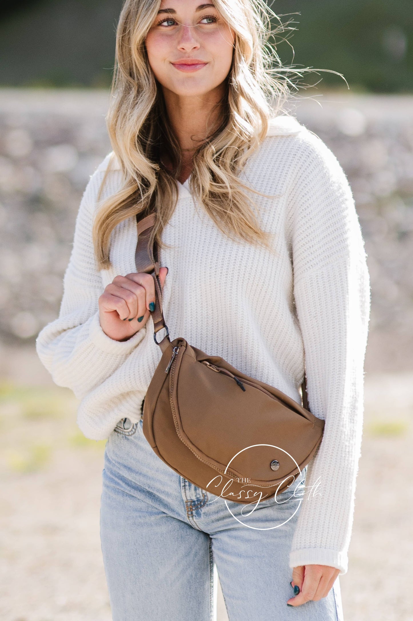 Margot Moon Belt Bag - Mocha RTS