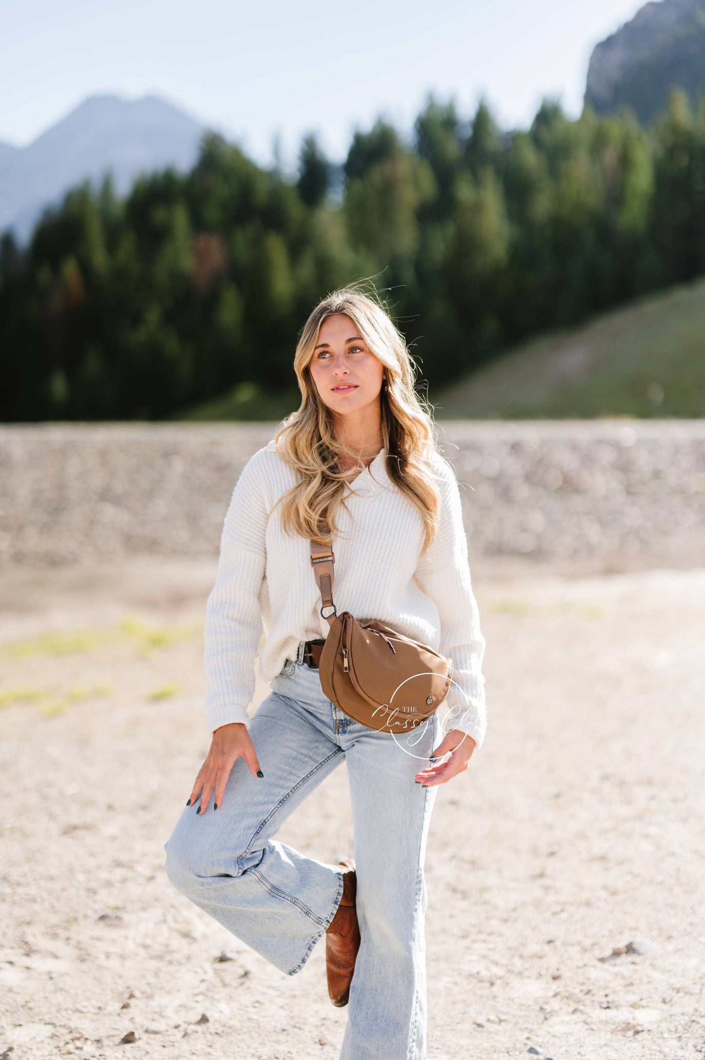 Margot Moon Belt Bag - Mocha RTS