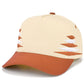 C.C Two Tone Diamond Pattern on Two Tone Trucker Hat: Red/Black