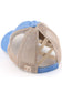 C.C Kids Washed Denim Elastic Band Crossed Pony Cap: Black