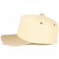 C.C Glitter Brim Two Tone Trucker Hat: Black