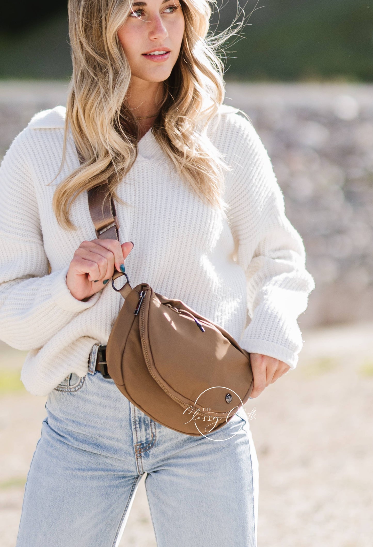 Margot Moon Belt Bag - Mocha RTS