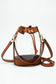 Clear Crossbody Stadium Bucket Bag: Red