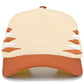 C.C Two Tone Diamond Pattern on Two Tone Trucker Hat: Black/Red