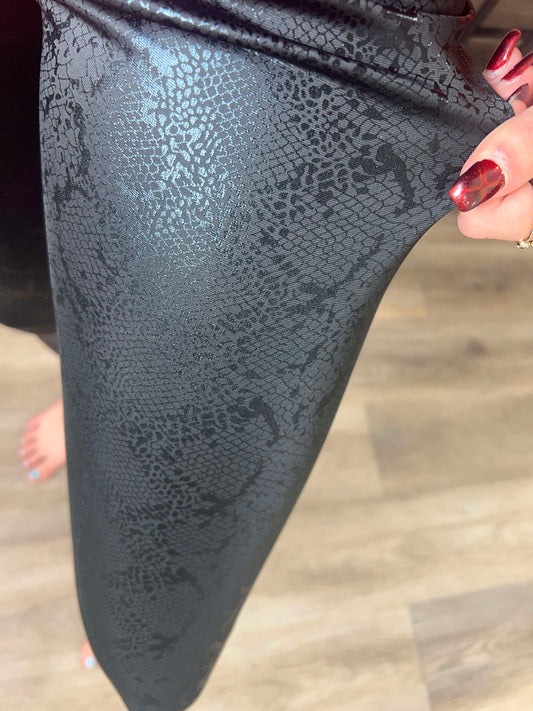 SNAKE FOIL LEGGINGS