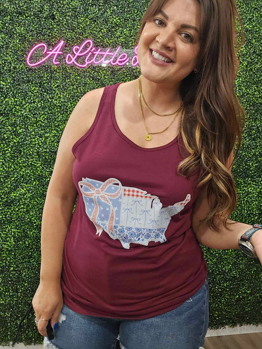 UNITED STATES APPLIQUE TANK