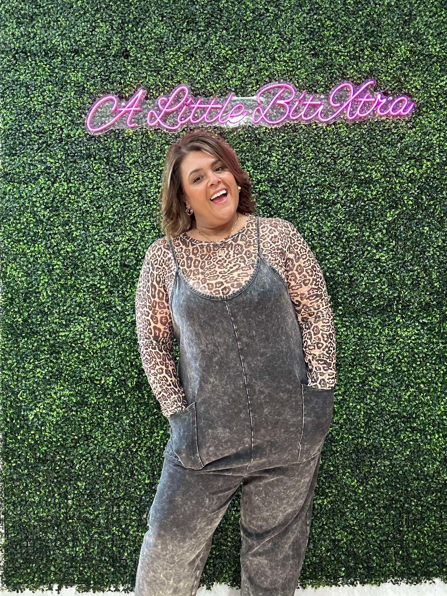 Mesh Cheetah Top