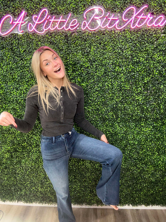 Ultra High-Rise Slim Flare Jeans