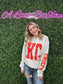 KC Chiefs Ash Sleeve Sweatshirt