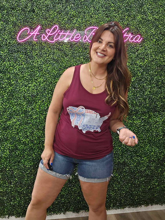 UNITED STATES APPLIQUE TANK