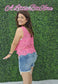 Crochet Tank Top: Pink