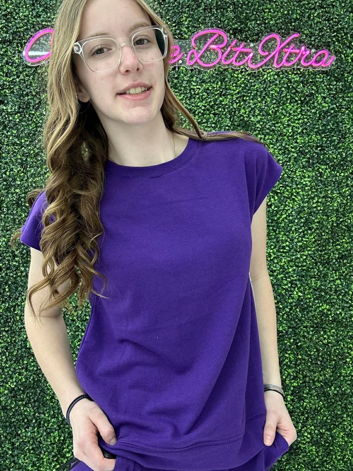 French Terry Set / Violet