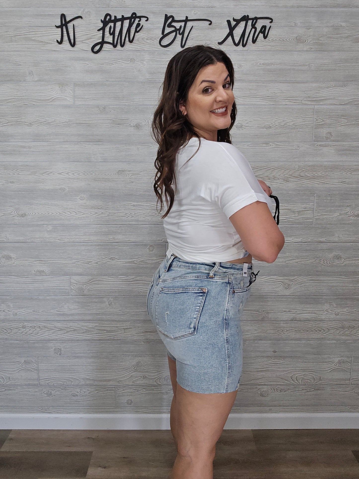JB MINERAL WASH DESTROY BF SHORTS