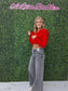 JB MID-RISE LIZA PALAZZO JEANS GREY