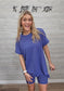 MARLIN MICROFIBER R-NECK TOP & BIKER SHORTS