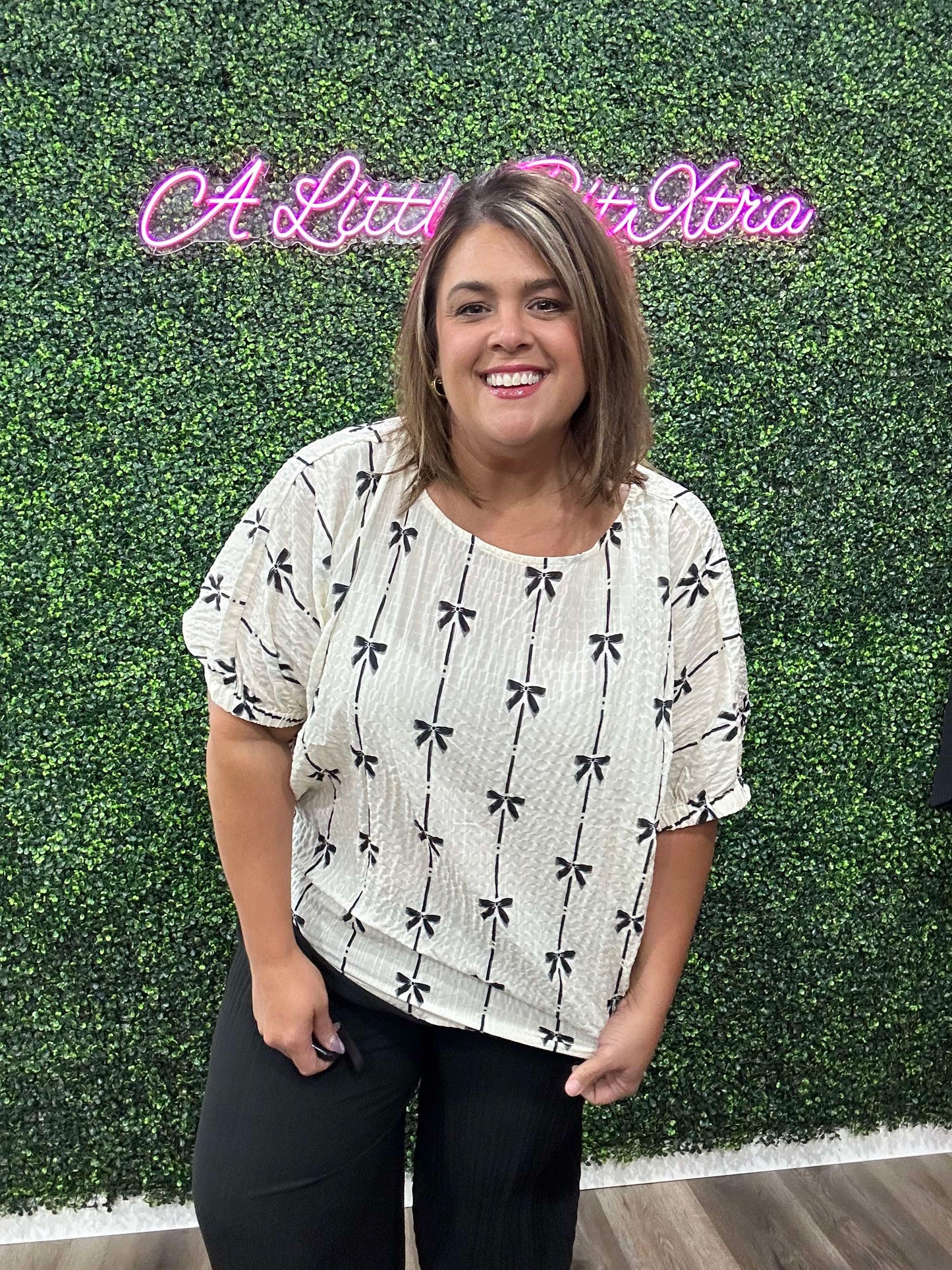 Ember Ivory Bow Top