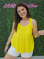 SUMMER KINGSLEY TANK: BRIGHT YELLOW